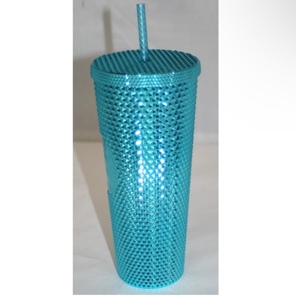💙 NWT STARBUCKS AQUA STUDDED VENTI TUMBLER 💙 - Picture 2 of 4